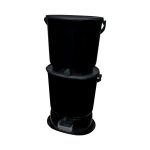 Set 2 coșuri compostare | Bokashi Organko Essential | 15.3 L x 2 | Negru - imagine 3